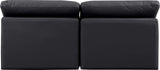 Indulge - Faux Leather 2 Seat Modular Armless Sofa