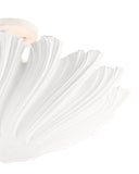 Hadley White Semi-Flush Mount