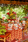 Gertrude Chicken Floral Bouquet Cotton Tea Towel