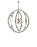 Saltwater Silver Orb Chandelier
