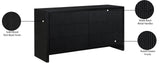 Fairfax Dresser - Modern Art Deco Design with Fluted Drawers and Matte Metal Handles for Elegance