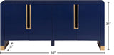 Florence Contemporary Sideboard with Gold Base - Stylish Buffet for Modern Living Spaces and Storage