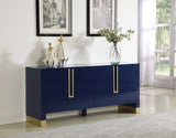 Florence Contemporary Sideboard with Gold Base - Stylish Buffet for Modern Living Spaces and Storage