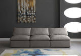Plush - Modular Armless 3 Seat Sofa