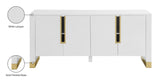 Florence Contemporary Sideboard with Gold Base - Stylish Buffet for Modern Living Spaces and Storage