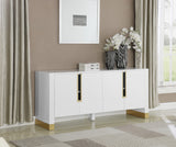 Florence Contemporary Sideboard with Gold Base - Stylish Buffet for Modern Living Spaces and Storage