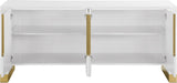 Florence Contemporary Sideboard with Gold Base - Stylish Buffet for Modern Living Spaces and Storage