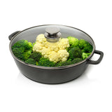 Moss & Stone 12-Inch 5QT Nonstick Saute Pan with Lid