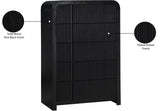 Fluted Chest - Elevate Your Decor with Elegant Art Deco Design, Fluted Drawers, and Unique Shape