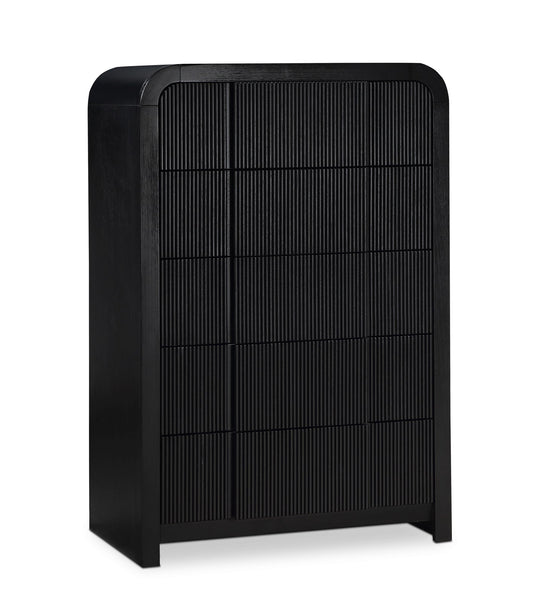 Fluted Chest - Elevate Your Decor with Elegant Art Deco Design, Fluted Drawers, and Unique Shape
