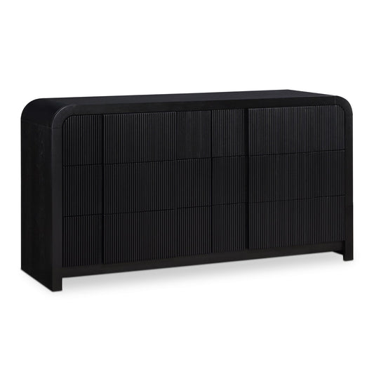 Fluted Dresser - Elevate Your Space with Elegant Art Deco Design and Intricate Fluted Detailing