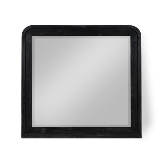 Fluted Mirror - Elegant Arched Design with Fluted Frame, Solid Wood Finish for Stunning Decor Appeal