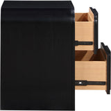 Fluted Night Stand - Elevate Your Space with Elegant Art Deco Design and Intricate Fluted Detailing