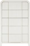 Fluted Chest - Elevate Your Decor with Elegant Art Deco Design, Fluted Drawers, and Unique Shape