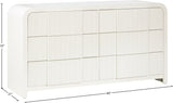 Fluted Dresser - Elevate Your Space with Elegant Art Deco Design and Intricate Fluted Detailing