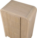 Fluted Chest - Elevate Your Decor with Elegant Art Deco Design, Fluted Drawers, and Unique Shape