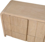 Fluted Dresser - Elevate Your Space with Elegant Art Deco Design and Intricate Fluted Detailing