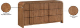 Fluted Dresser - Elevate Your Space with Elegant Art Deco Design and Intricate Fluted Detailing