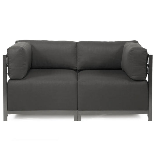 Axis 2pc Sectional Sterling Charcoal Titanium Frame