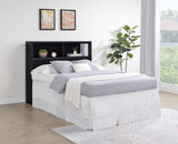 Westpark 49-inch Full Bookcase Headboard Black