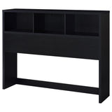 Westpark 49-inch Queen Bookcase Headboard Black