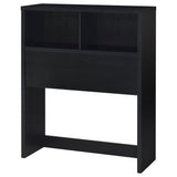 Westpark 49-inch Twin Bookcase Headboard Black