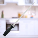 ZWILLING 10-inch Sharpening Steel with Stainless Steel End Cap