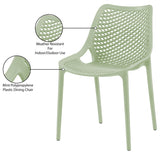 Mykonos Contemporary Outdoor Patio Dining Chair Set (Set of 4)