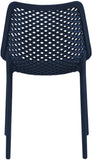 Mykonos Contemporary Outdoor Patio Dining Chair Set (Set of 4)