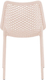 Mykonos Contemporary Outdoor Patio Dining Chair Set (Set of 4)