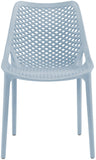Mykonos Contemporary Outdoor Patio Dining Chair Set (Set of 4)