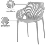 Mykonos Contemporary Outdoor Patio Dining Chair Set (Set of 4)