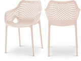 Mykonos Contemporary Outdoor Patio Dining Chair Set (Set of 4)