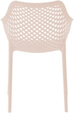 Mykonos Contemporary Outdoor Patio Dining Chair Set (Set of 4)