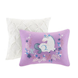 Unicorn 5PC Comforter or Duvet Cover or Coverlet Set, Pink