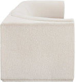 Ollie 128" Boucle Fabric Upholstered 4pc. Modular Sofa