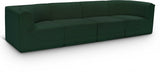 Ollie 128" Boucle Fabric Upholstered 4pc. Modular Sofa