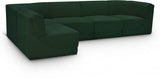 Ollie 128" Boucle Fabric Upholstered 5pc. Modular Sectional