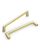 DESIGN3307 Solid Metal Modern Linear Pull for Tall Cabinets | 10" Cabinet Handle, Matte Black