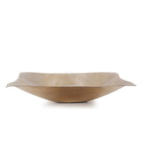 Etched Crossways Wavy Edged Bowl- Large