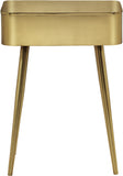 Rylan Night Stand - Modern Metal Storage Table with Drawer for a Stylish and Minimalist Bedroom Decor