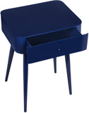Rylan Night Stand - Modern Metal Storage Table with Drawer for a Stylish and Minimalist Bedroom Decor