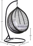 Tarzan Outdoor Patio Swing Chair - Stylish Rattan Design with Waterproof Cushion for Indoor & Outdoor Use