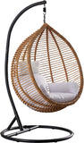 Tarzan Outdoor Patio Swing Chair - Stylish Rattan Design with Waterproof Cushion for Indoor & Outdoor Use
