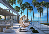 Tarzan Outdoor Patio Swing Chair - Stylish Rattan Design with Waterproof Cushion for Indoor & Outdoor Use