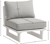 Maldives Outdoor Patio Chair - Stylish Modular Design with Water Resistant Fabric for Ultimate Comfort