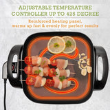 Moss & Stone 12-Inch Square Nonstick Electric Skillet