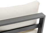 Maldives Outdoor Patio Chair - Contemporary Modular Design with Durable Aluminum Frame for Your Deck