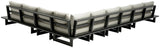 Maldives Outdoor Modular Sectional - Customizable Contemporary Patio Design for Stylish Comfort