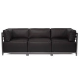 Axis Ottoman Atlantis Black Titanium Frame